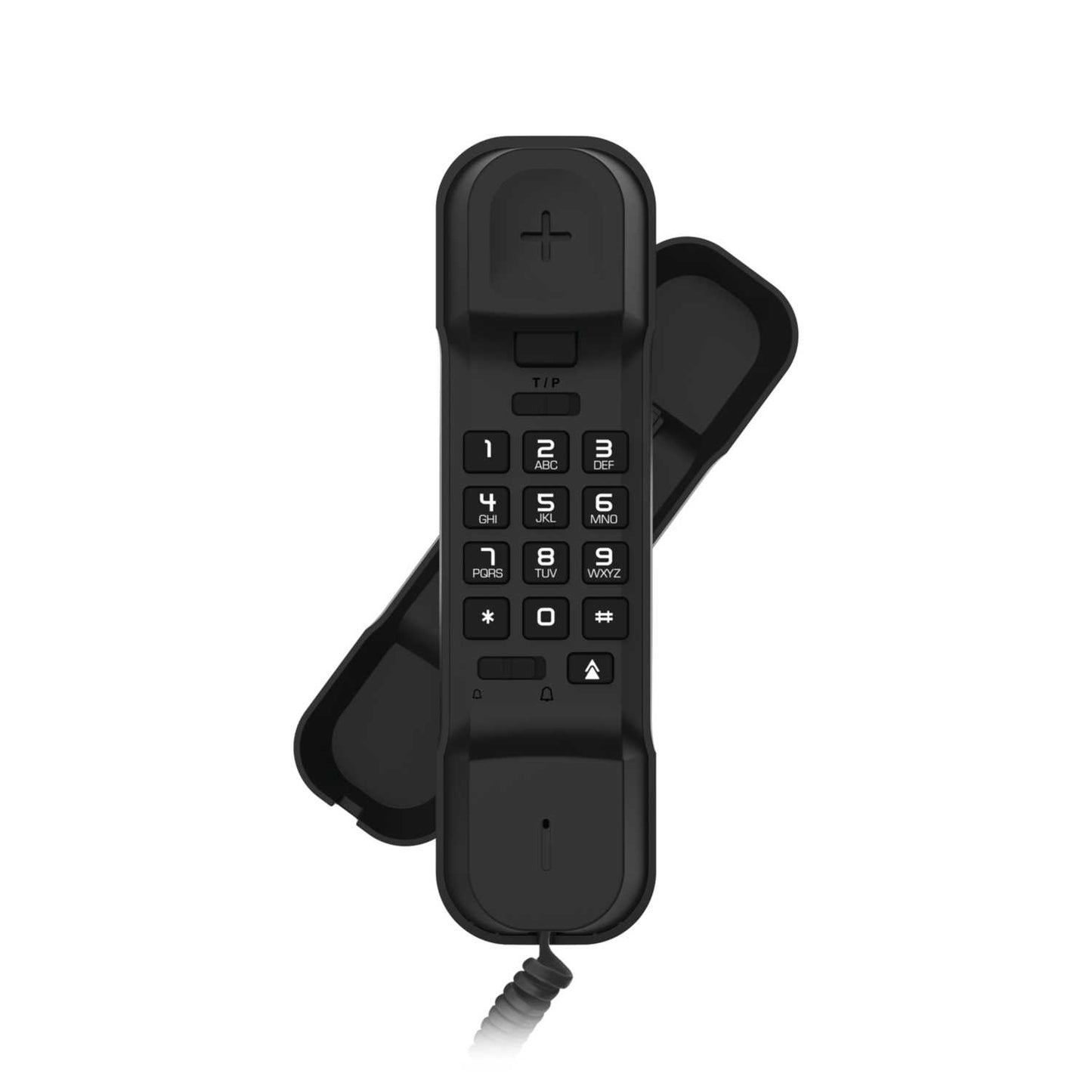 T06 COMPACT CORDED PHONE BLACK