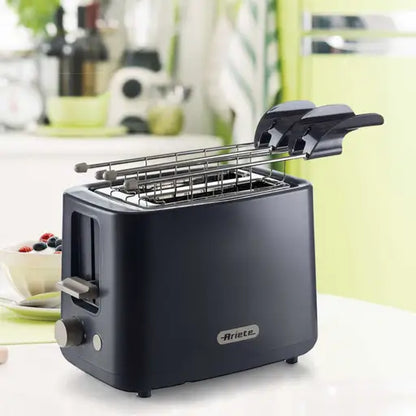 2 Slice Breakfast Line Toaster Dark Grey