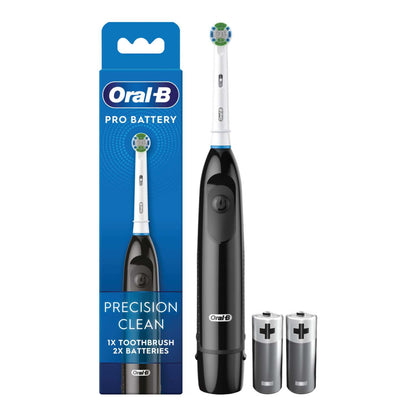 PRECISION CLEAN PRO BATTERY TOOTHBRUSH BLACK