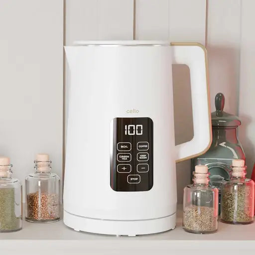 Digital Kettle with Touch Panel White