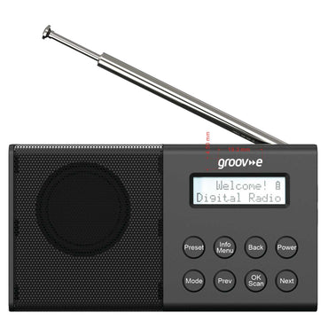 GENEVA RECHARGEABLE DAB/FM RADIO WITH BLUETOOTH