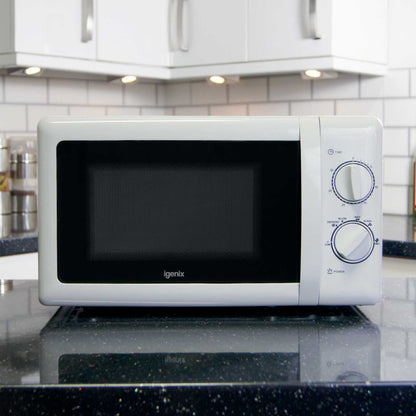 20 LITRE 800W MANUAL MICROWAVE WITH S.S. CAVITY WH