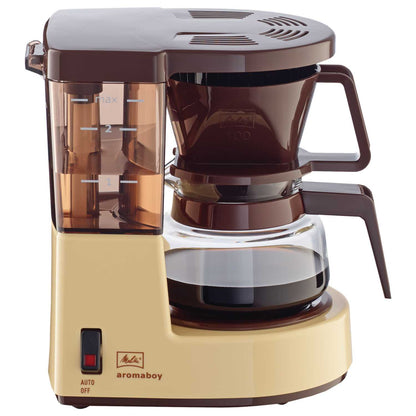 AROMABOY RETRO FILTER COFFEE MACHINE BEIGE