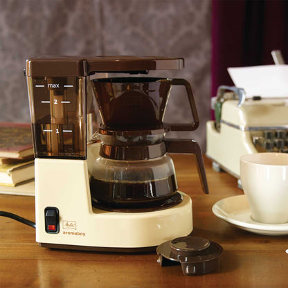 AROMABOY RETRO FILTER COFFEE MACHINE BEIGE