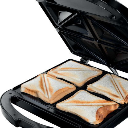 4 PORTION DEEP FILL SANDWICH MAKER BLACK