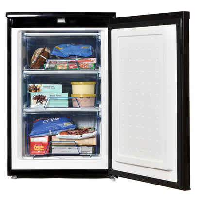 55CM UNDER COUNTER FREEZER BLACK