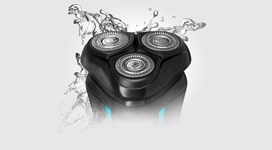 R6 STYLE SERIES CORDLESS AQUA USB ROTARY SHAVER