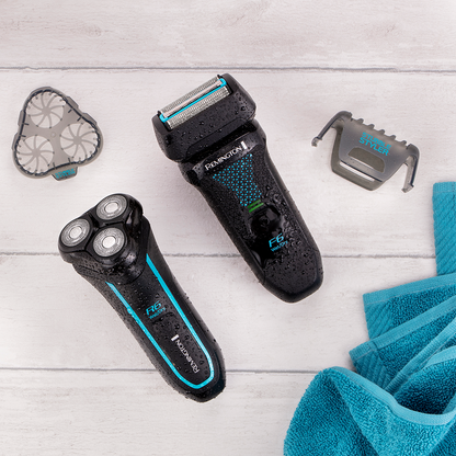 R6 STYLE SERIES CORDLESS AQUA USB ROTARY SHAVER