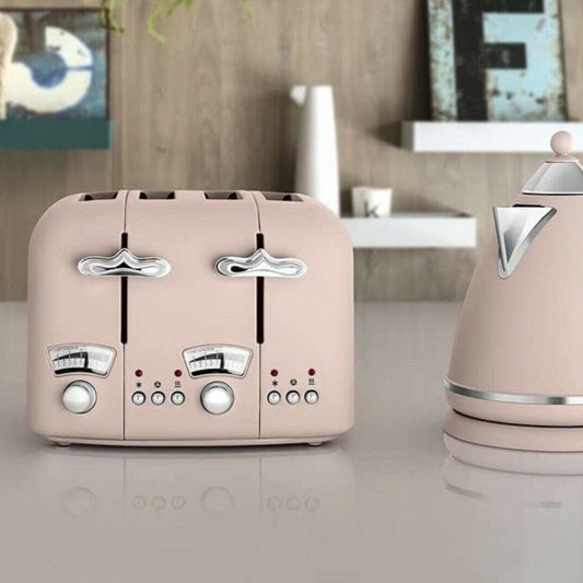 4 SLICE ARGENTO TOASTER PINK