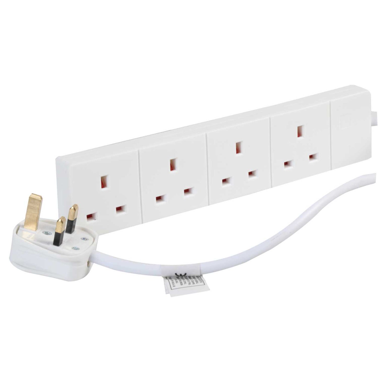 4 GANG 0.5M 13AMP EXTENSION LEAD