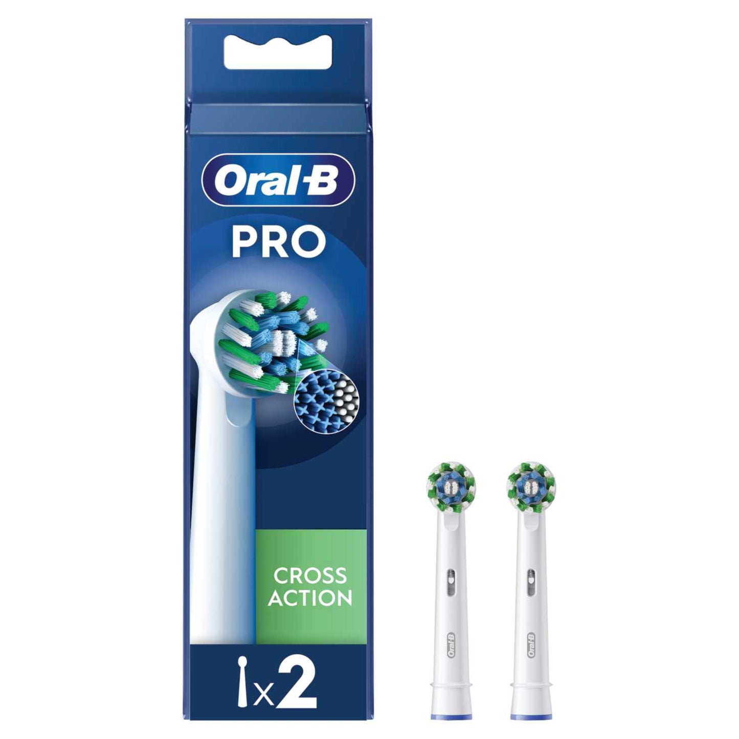 CROSS ACTION  CLEAN X-FILAMENTS BRUSH HEADS 2PK