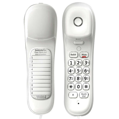 BT DUET 210 WHITE CORDED PHONE