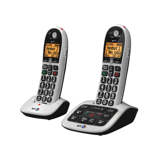 BT4600 BIG BUTTON TWIN TELEPHONE ANSWERPHONE