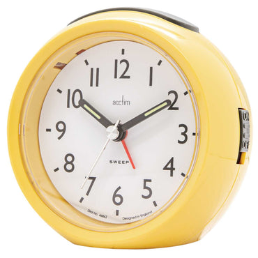 GRACE NON-TICKING ALARM CLOCK HONEY