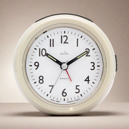 GRACE NON-TICKING ALARM CLOCK EARL GREY