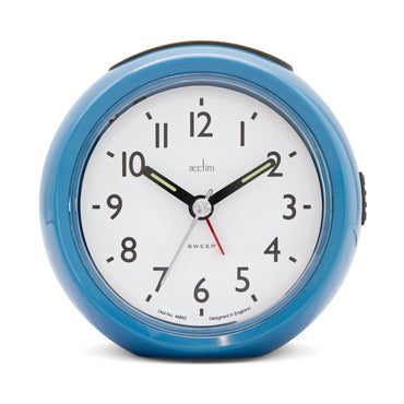 GRACE NON-TICKING ALARM CLOCK FRENCH BLUE