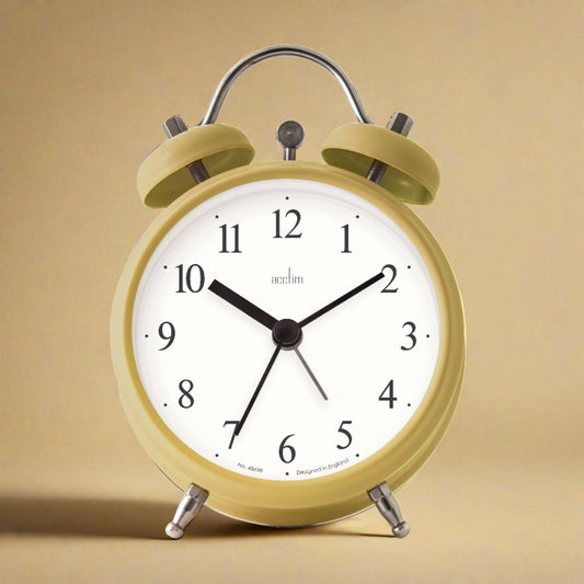 HAVEN FAUX BELL ALARM CLOCK CURRY POWDER
