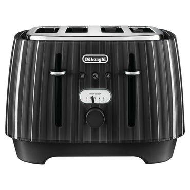 4 SLICE BALLERINA TOASTER BLACK