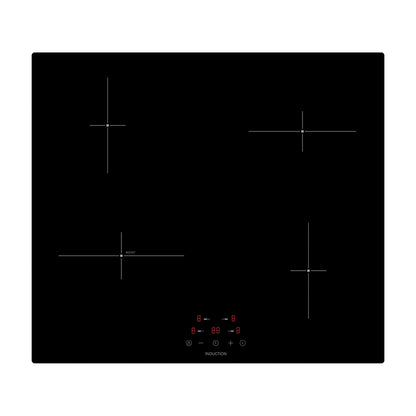 60CM 4 ZONE INDUCTION HOB BLACK