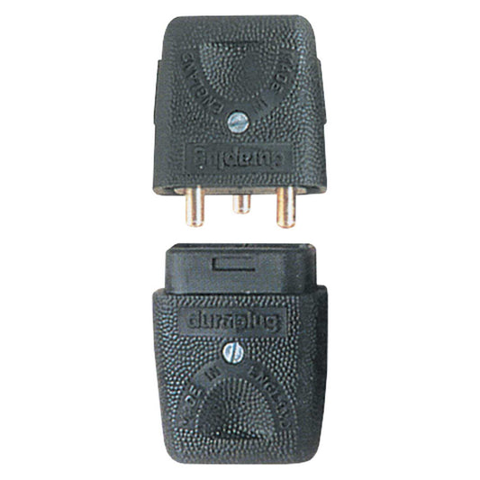 LEAD CONNECTOR BLACK FINISH 3 PIN