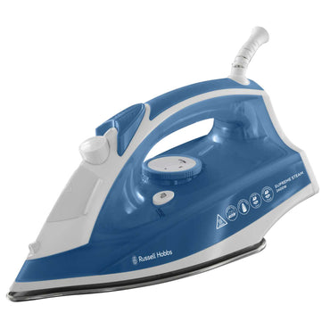 2400W SUPREME STEAM IRON S/S SOLEPLATE BLUE